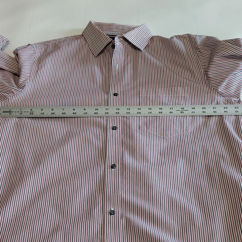 Banana Republic Dress Shirt Sze L 16-16 1/2 Classic Fit Tailored Office Striped